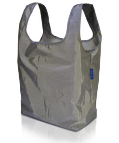 reusable nylon grocery bag gray